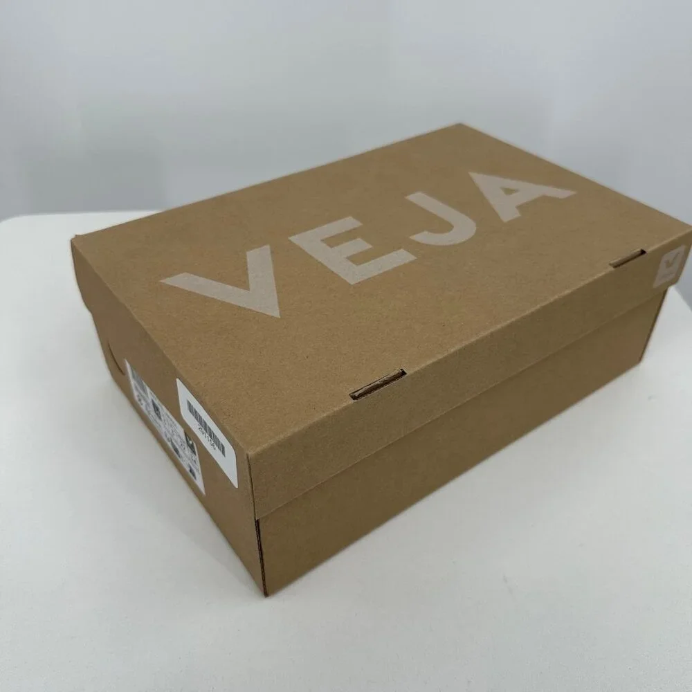 Veja V-10 CWL Sneakers sz 5 Women's 36 EU White/Steel/Nauti Vegan Leather BRAZIL - Picture 15 of 15